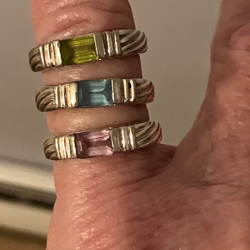 Silver 3 Ring Set - image 1